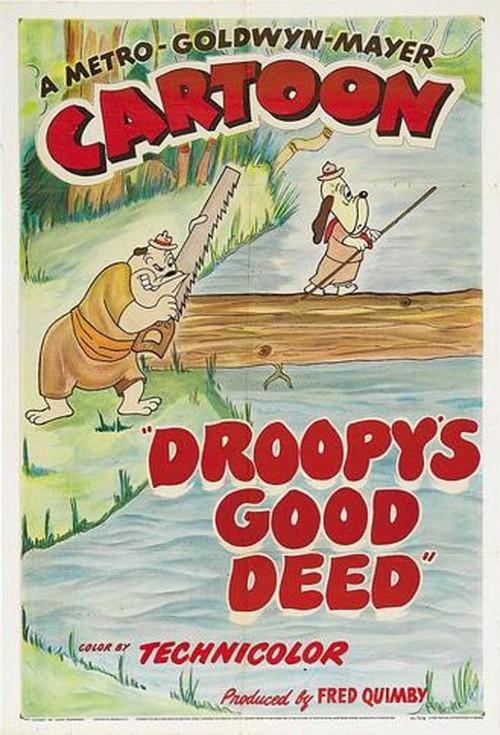 Droopy's Good Deed 1951 official movie poster