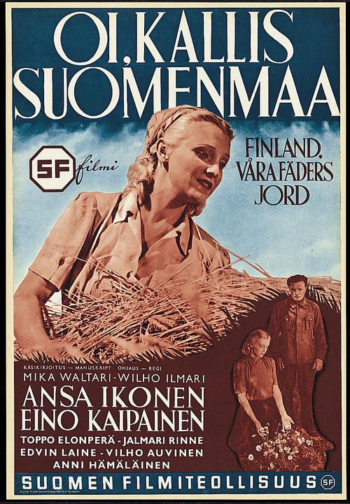 Oi, kallis Suomenmaa 1940 official movie poster