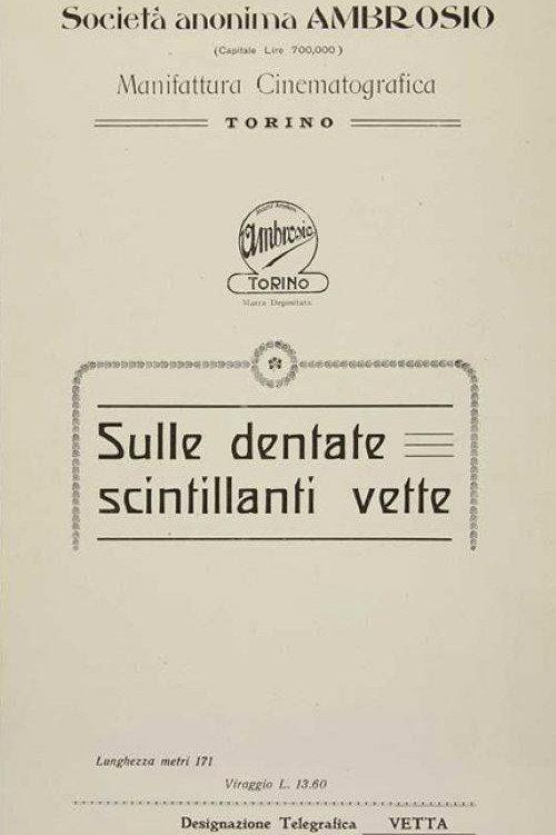 Sulle dentate scintillanti vette 1910 official movie poster