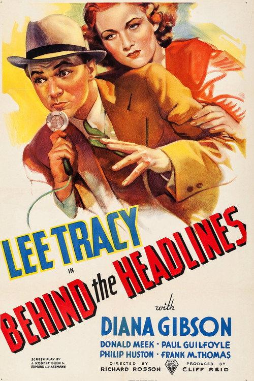 Behind The Headlines 1937 official movie poster