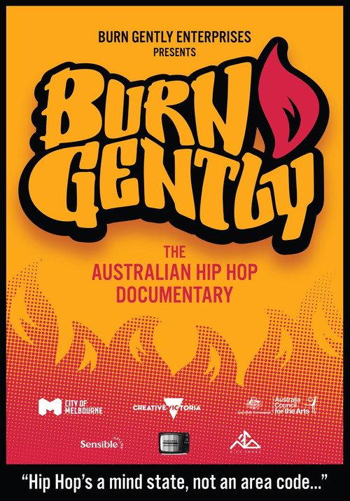 Burn Gently 2023 official movie poster