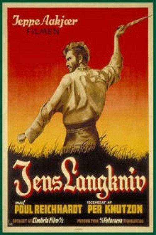 Jens Langkniv 1940 official movie poster