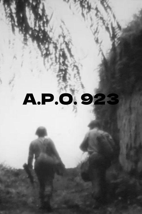 A.P.O. 923 1962 official movie poster