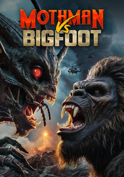 Mothman Vs Bigfoot 2026 official movie poster