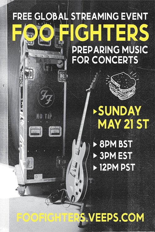 Foo Fighters: Preparing Music for Concerts 2023 official movie poster