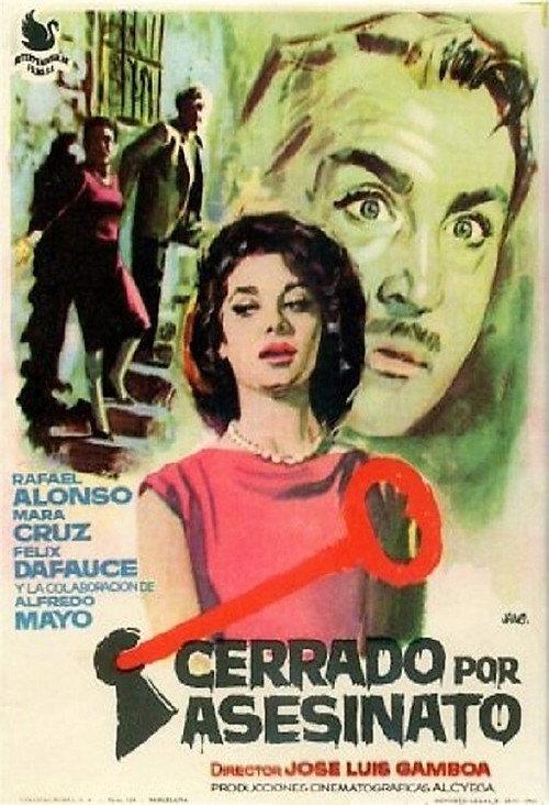 Cerrado por asesinato 1964 official movie poster