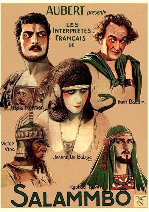Salammbô 1926 official movie poster