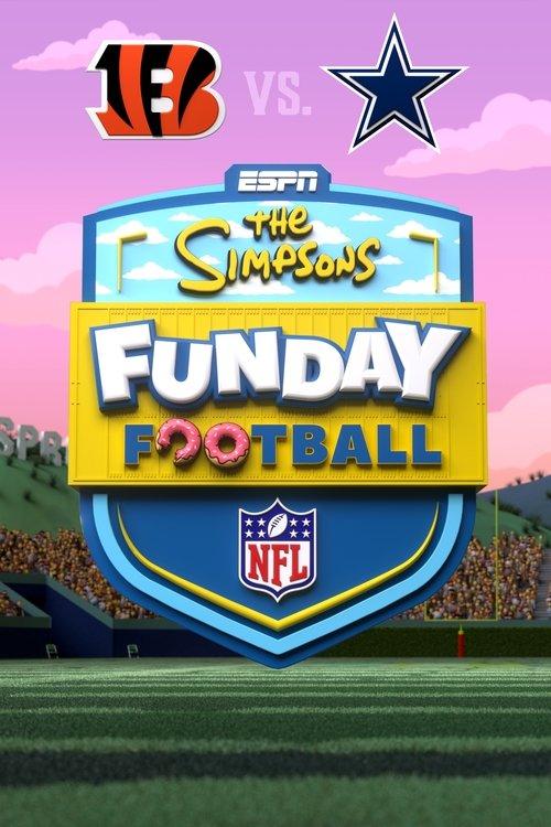 The Simpsons Funday Football 2024 official movie poster
