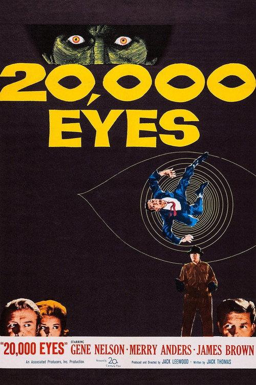 20,000 Eyes 1961 official movie poster