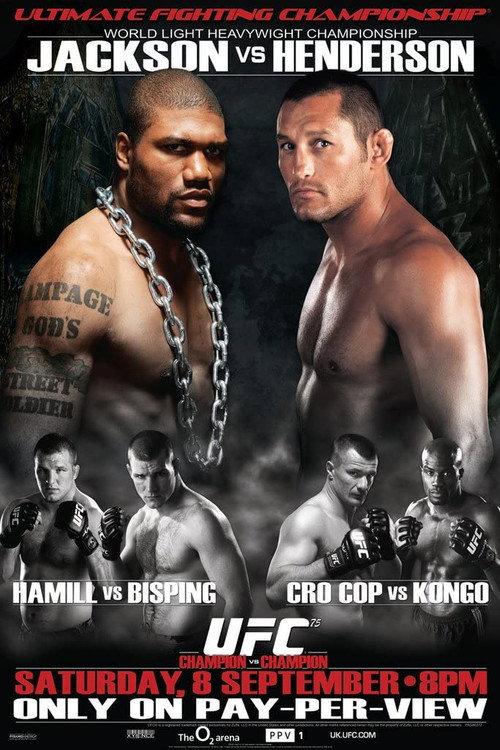 UFC 75: Champion vs. Champion 2007 official movie poster