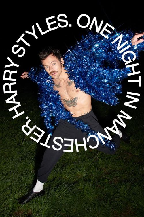 Harry Styles. One Night in Manchester. 2026 official movie poster