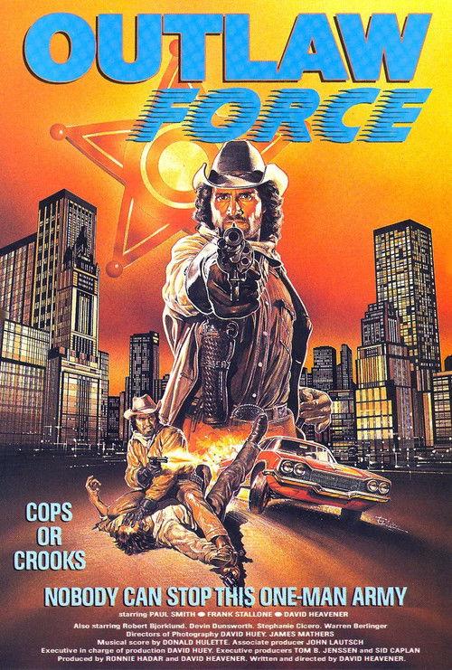 Outlaw Force 1988 official movie poster