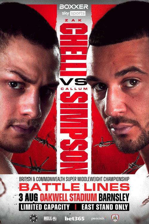 Zak Chelli vs. Callum Simpson 2024 official movie poster