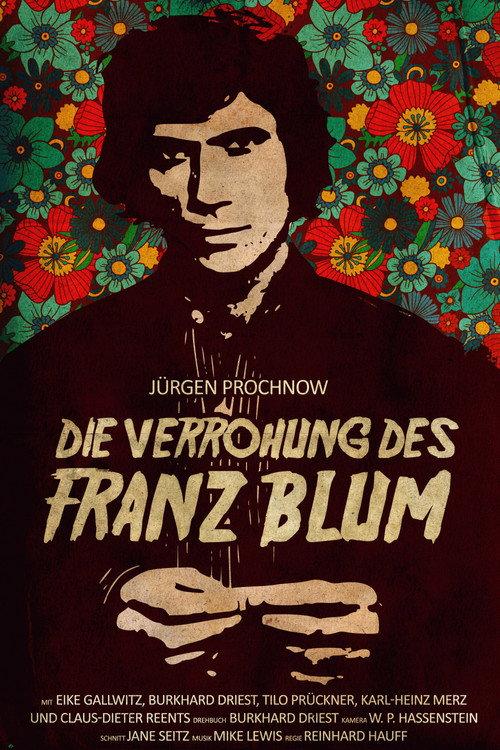 The Brutalization of Franz Blum 1974 official movie poster