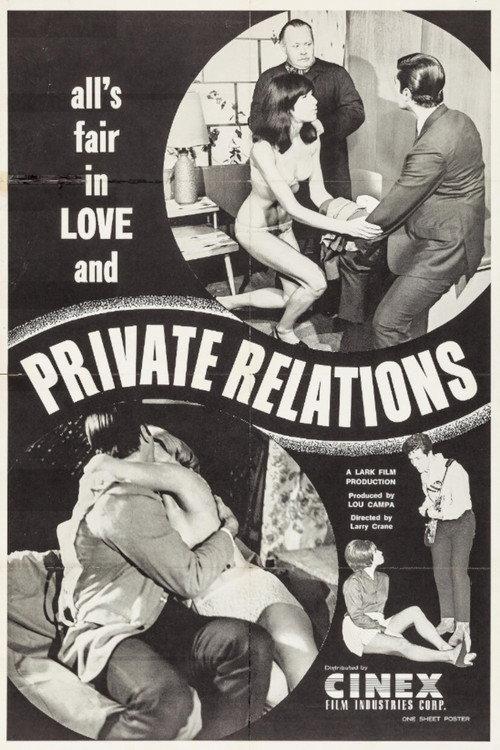Private Relations 1968 official movie poster