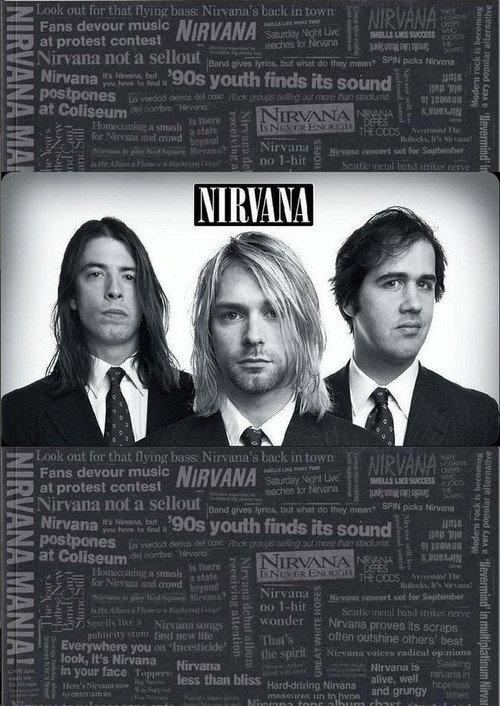 Nirvana: With the Lights Out 2004 official movie poster