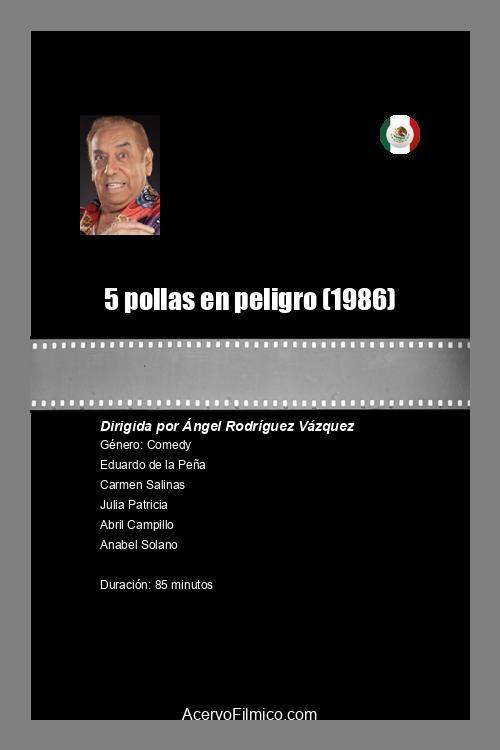 5 pollas en peligro 1986 official movie poster