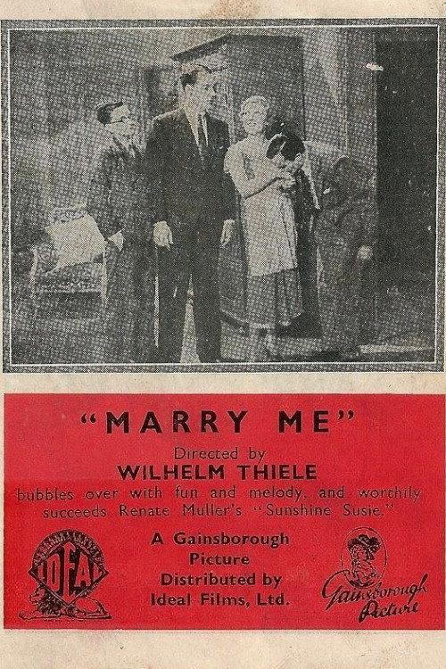 Marry Me 1932 official movie poster