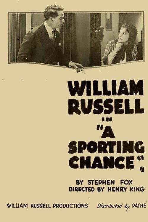 A Sporting Chance 1919 official movie poster