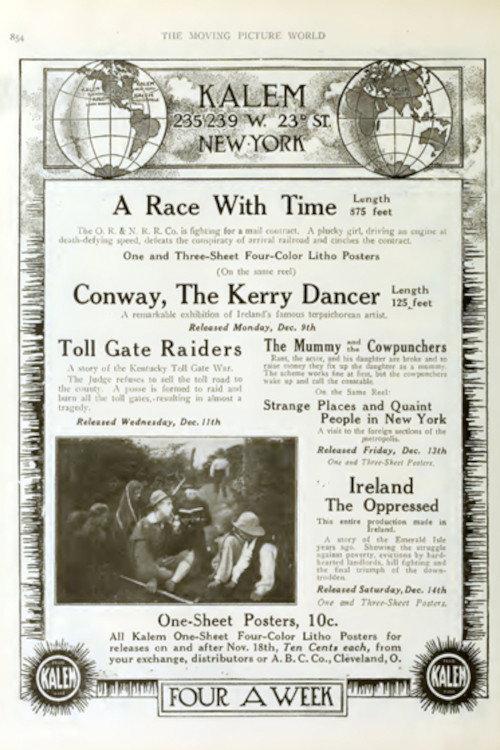 Ireland, the Oppressed 1912 official movie poster