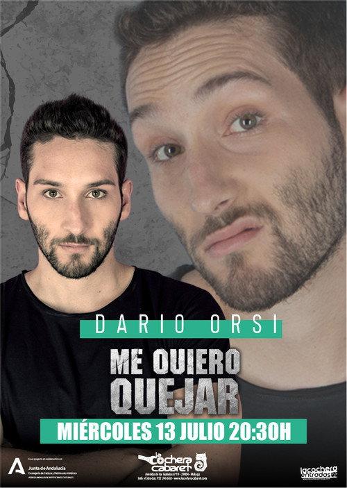 Dario Orsi - Me Quiero Quejar 2022 official movie poster