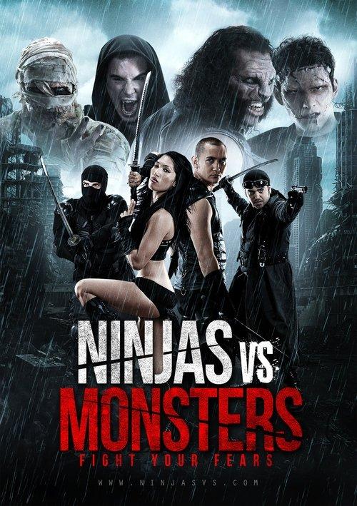 Ninjas vs. Monsters 2012 official movie poster