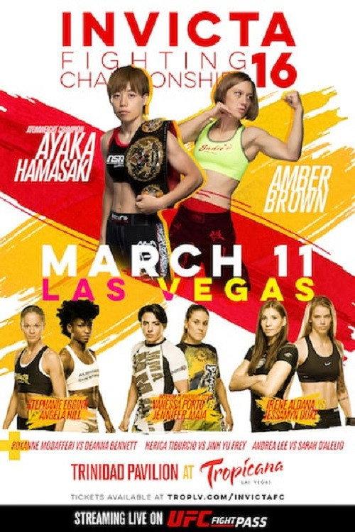 Invicta FC 16: Hamasaki vs. Brown 2016 official movie poster