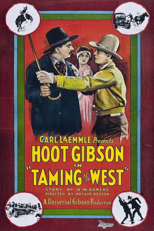 Taming the West 1925 official movie poster