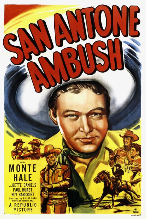 San Antone Ambush 1949 official movie poster