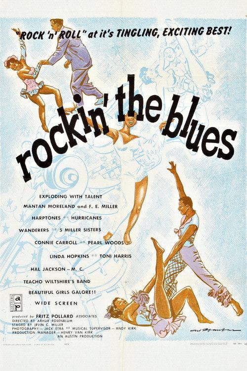 Rockin' the Blues 1956 official movie poster