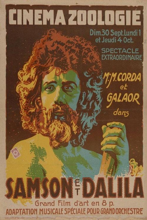 Samson und Delila 1922 official movie poster