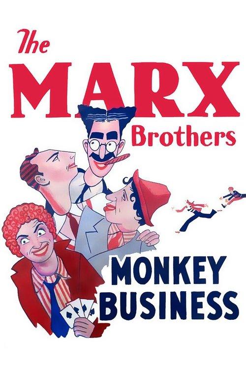Monkey Business 1931 official movie poster