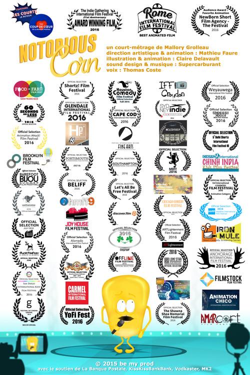 Notorious Corn 2015 official movie poster