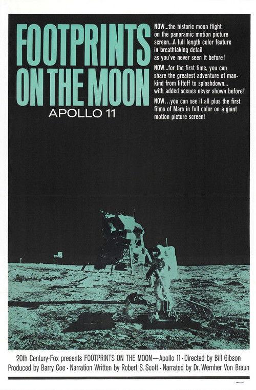 Footprints on the Moon 1969 official movie poster