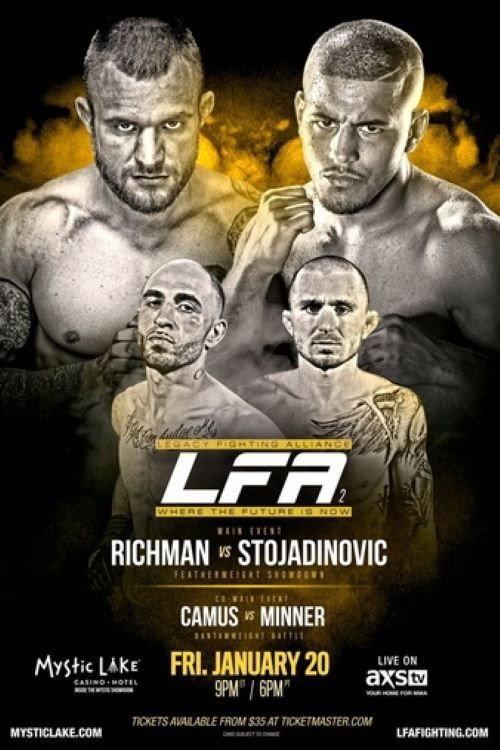 Legacy Fighting Alliance 2: Richman vs. Stojadinovic 2017 official movie poster