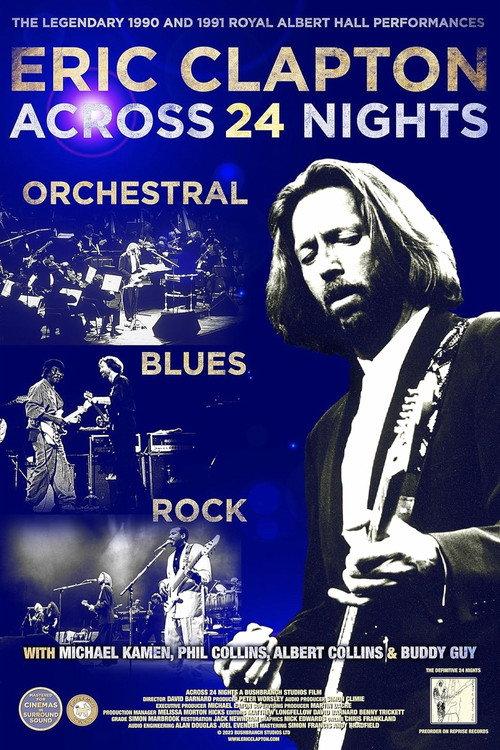Eric Clapton: Across 24 Nights 2023 official movie poster