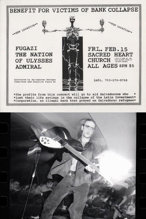 Fugazi: Sacred Heart Church, Washington, DC 1991 official movie poster