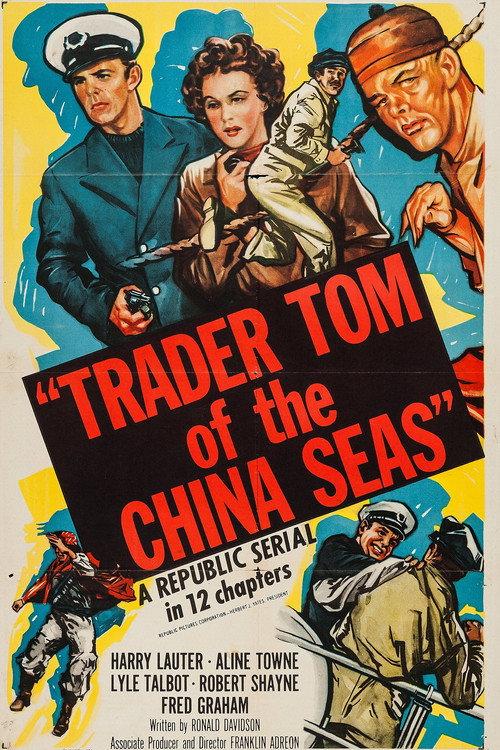 Trader Tom of the China Seas 1954 official movie poster