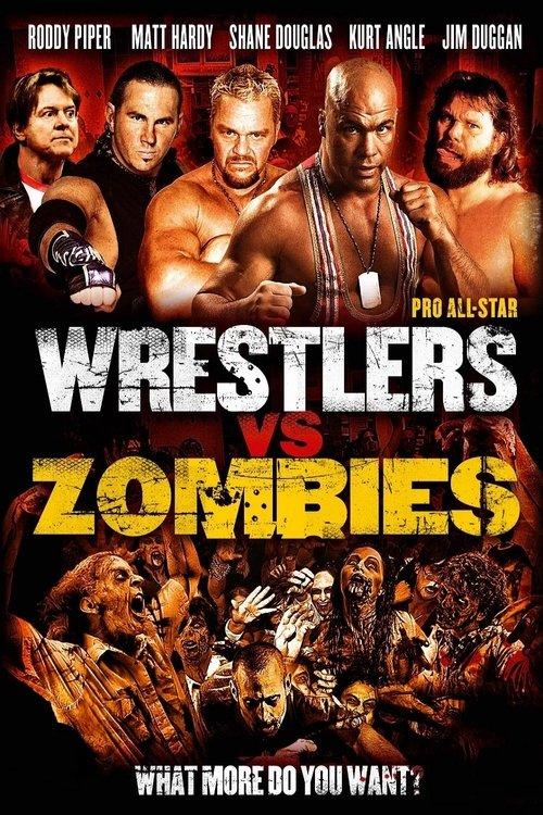 Pro Wrestlers vs Zombies 2014 official movie poster