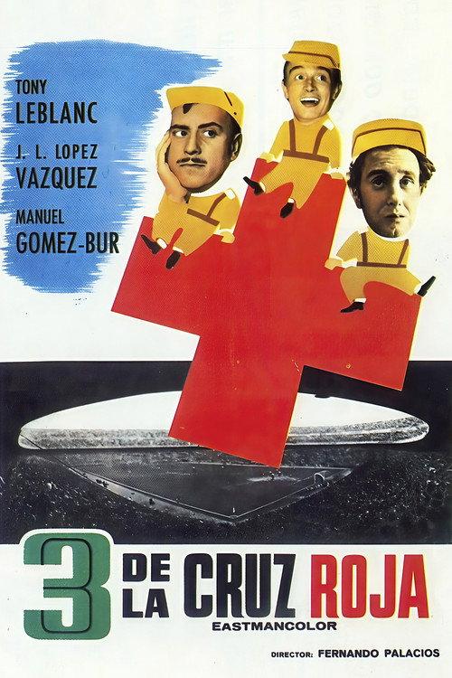 Tres de la Cruz Roja 1961 official movie poster