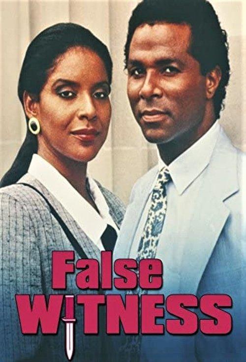 False Witness 1989 official movie poster