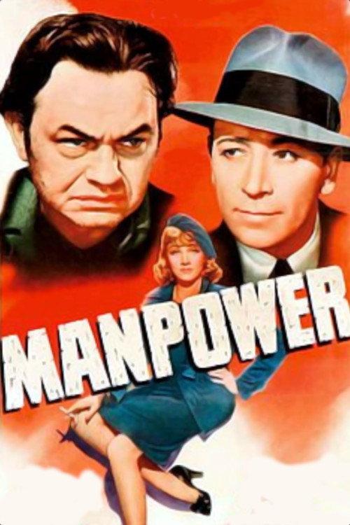 Manpower 1941 official movie poster