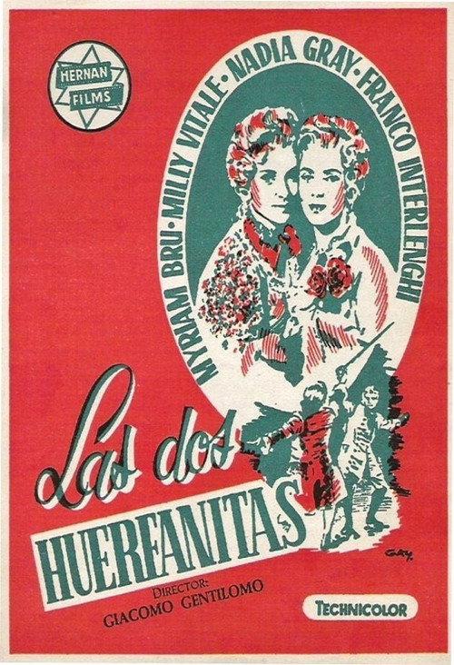 The Two Orphans 1954 official movie poster