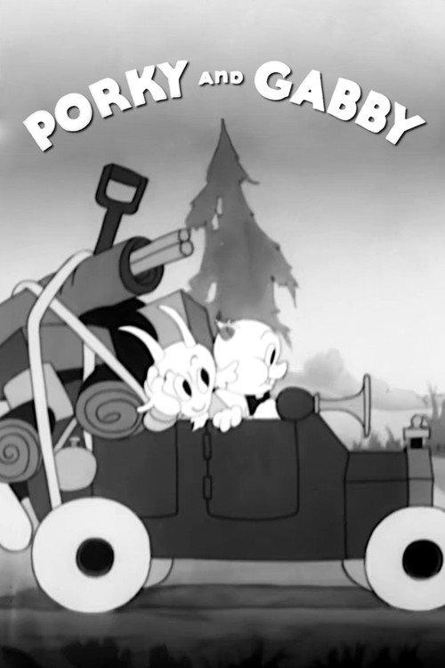 Porky and Gabby 1937 official movie poster