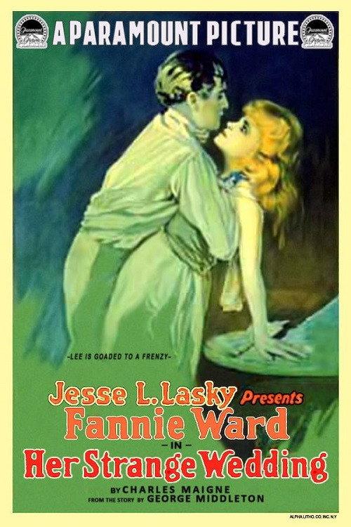 Her Strange Wedding 1917 official movie poster
