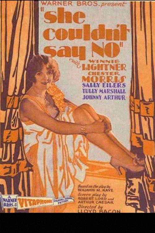She Couldn't Say No 1930 official movie poster