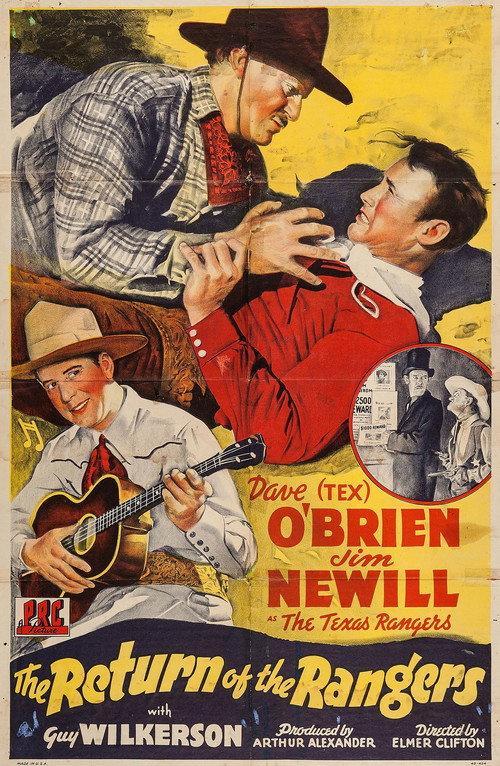 The Return of the Rangers 1943 official movie poster