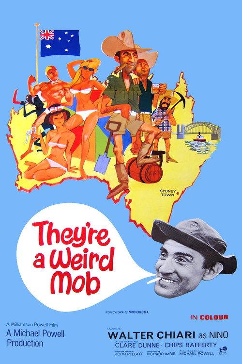 They're a Weird Mob 1966 official movie poster