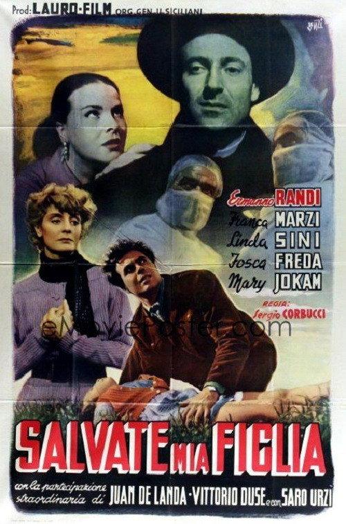 Salvate mia figlia 1952 official movie poster