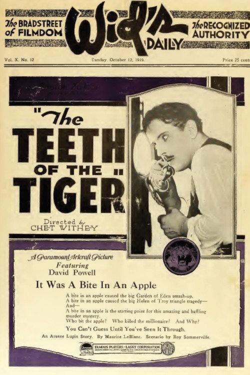 The Teeth of the Tiger 1919 official movie poster